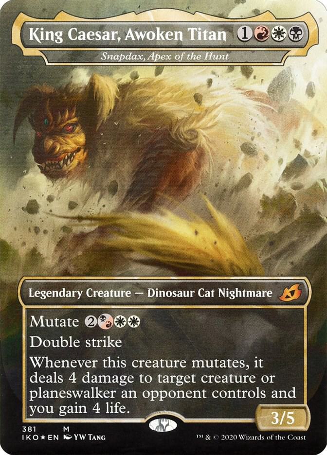 King Caesar, Awoken Titan - Snapdax, Apex of the Hunt card image