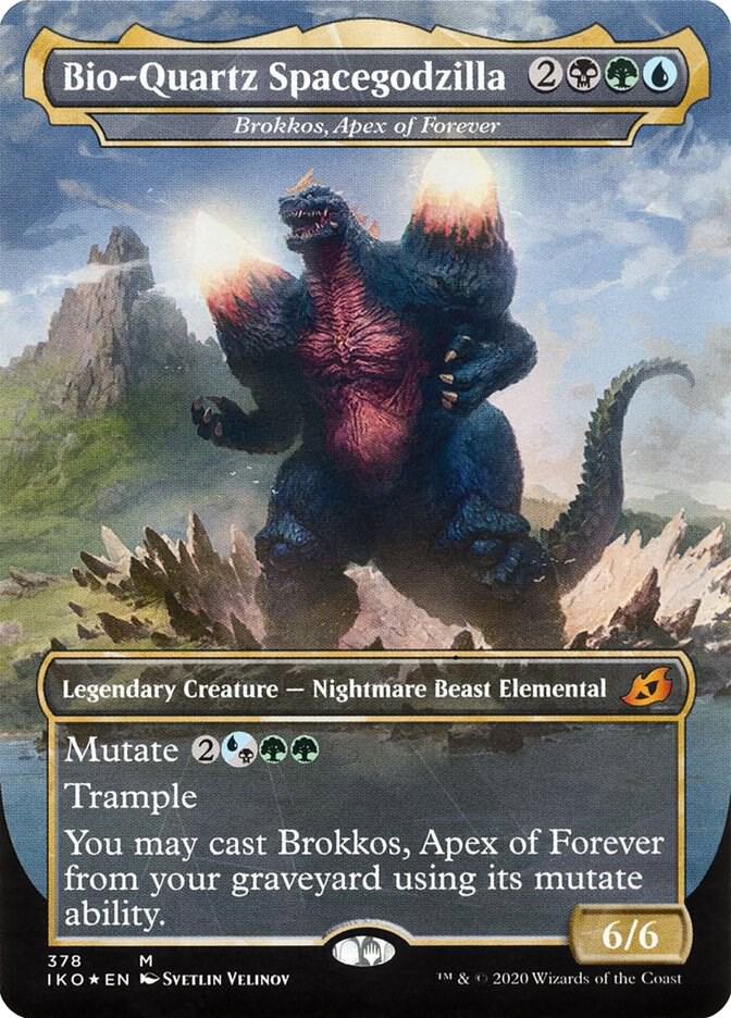 Bio-Quartz Spacegodzilla - Brokkos, Apex of Forever card image