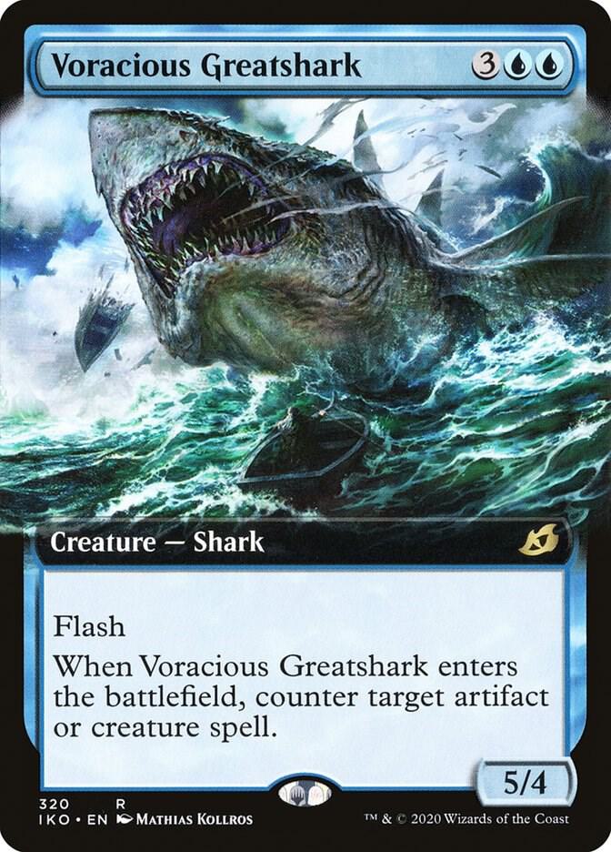 Voracious Greatshark (Extended Art) card image