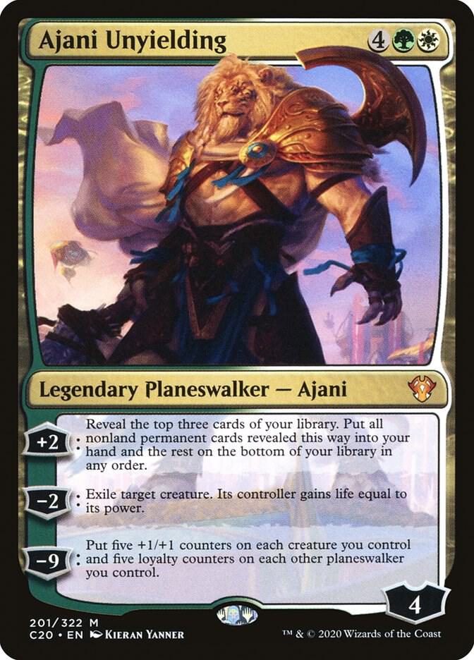 Ajani Unyielding card image