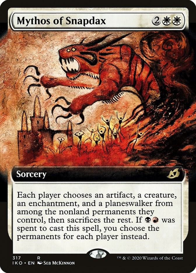 Mythos of Snapdax (Extended Art) card image