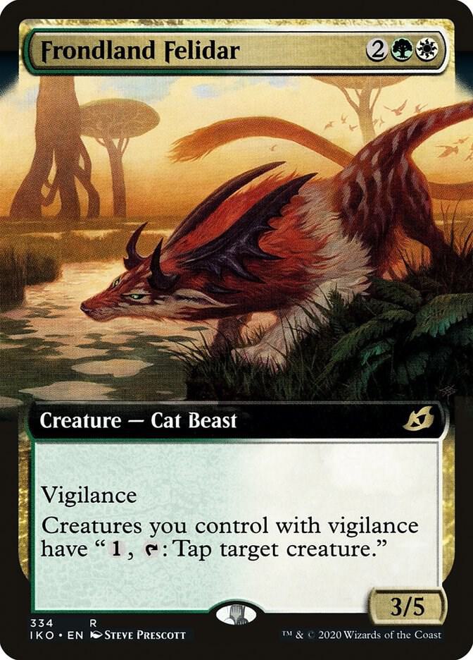 Frondland Felidar (Extended Art) card image
