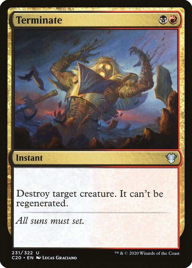 Terminate card image