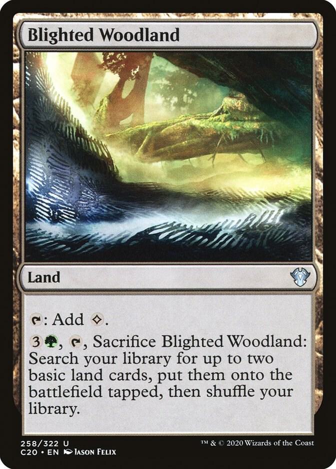 Blighted Woodland card image