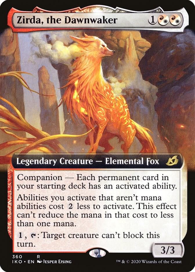Zirda, the Dawnwaker (Extended Art) card image
