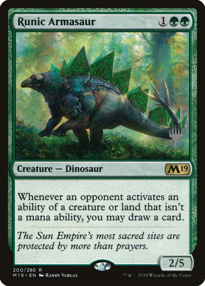 Runic Armasaur card image
