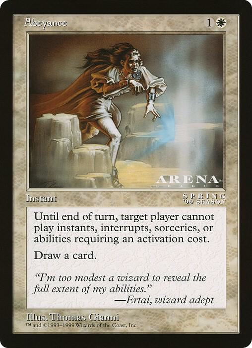 Abeyance (Arena League) card image