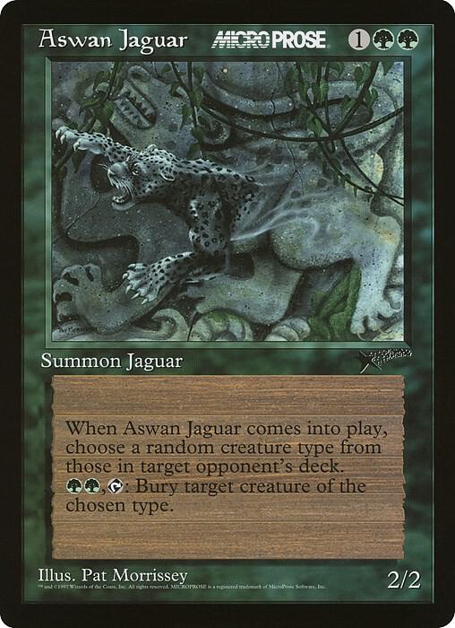 Aswan Jaguar (MicroProse) card image