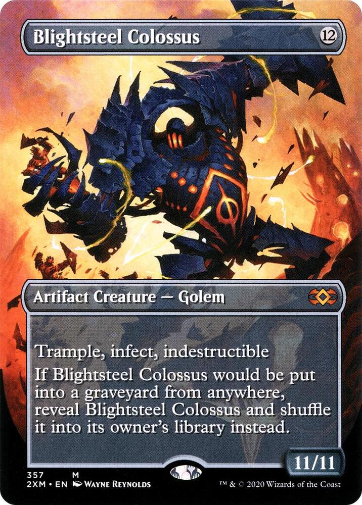 Blightsteel Colossus (Borderless) card image