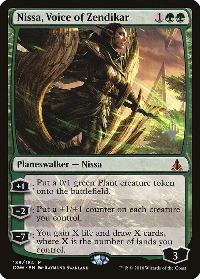 Nissa, Voice of Zendikar card image