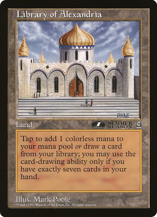 Library of Alexandria (1st Place) (Arena League) card image