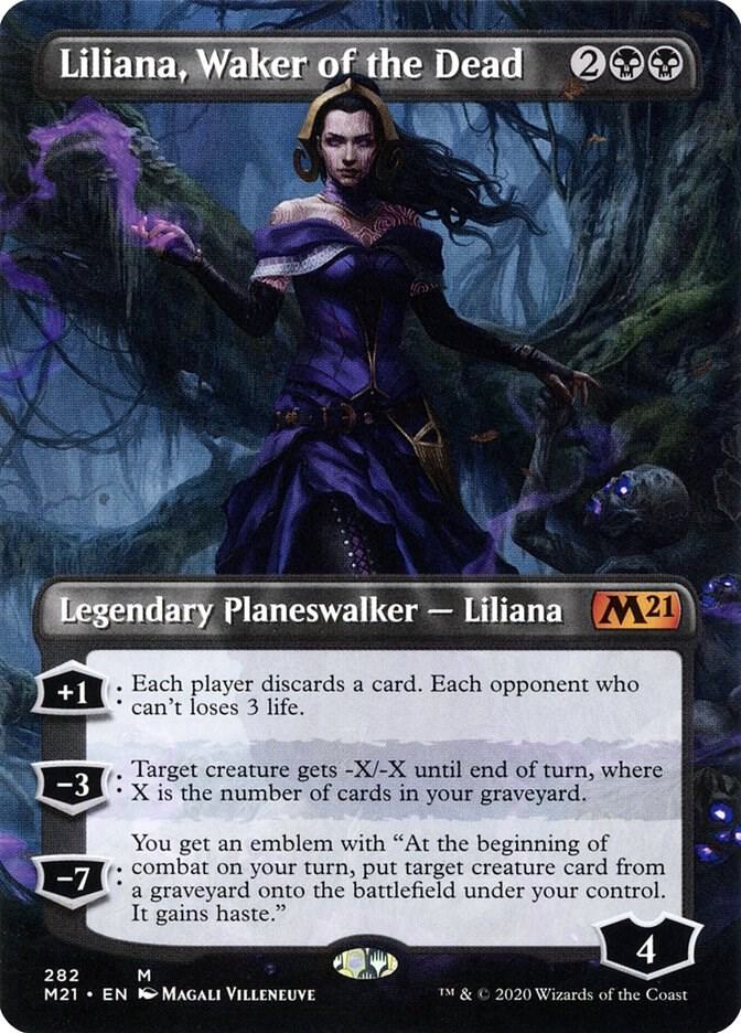 Liliana, Waker of the Dead (Borderless) card image
