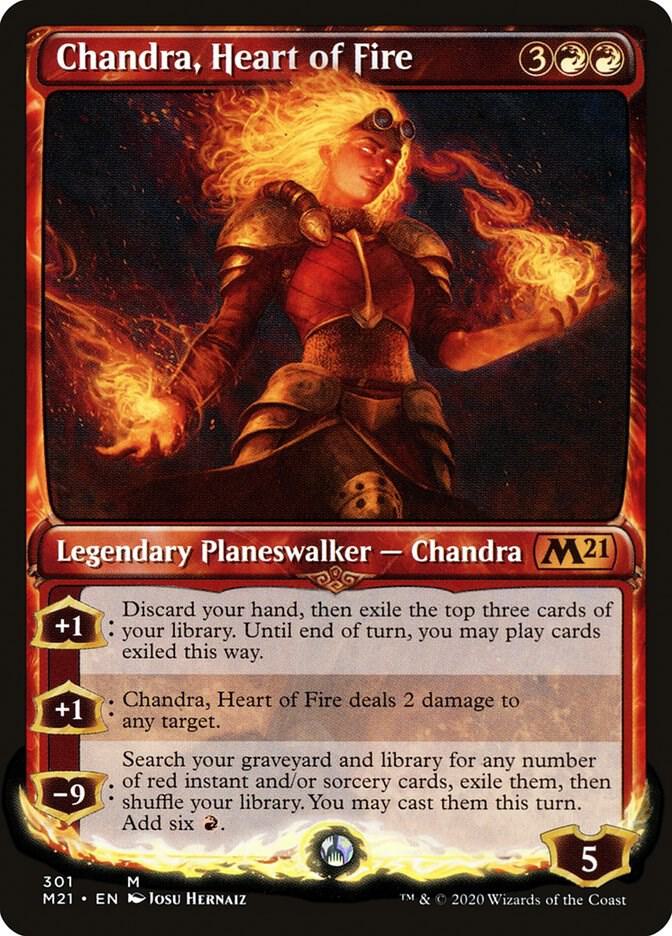 Chandra, Heart of Fire (Showcase) card image