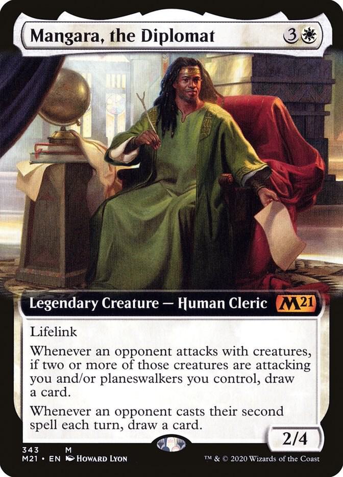 Mangara, the Diplomat (Extended Art) card image