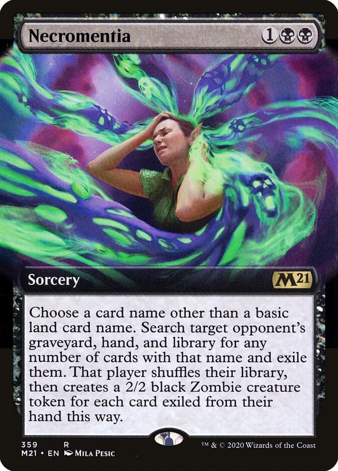 Necromentia (Extended Art) card image