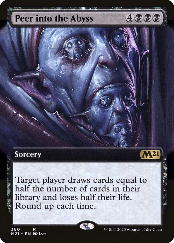 Peer Into the Abyss (Extended Art) card image