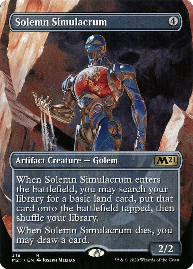 Solemn Simulacrum (Alternate Art) card image