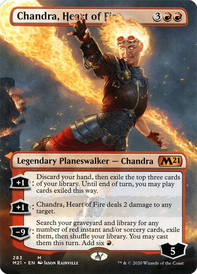 Chandra, Heart of Fire (Borderless) card image