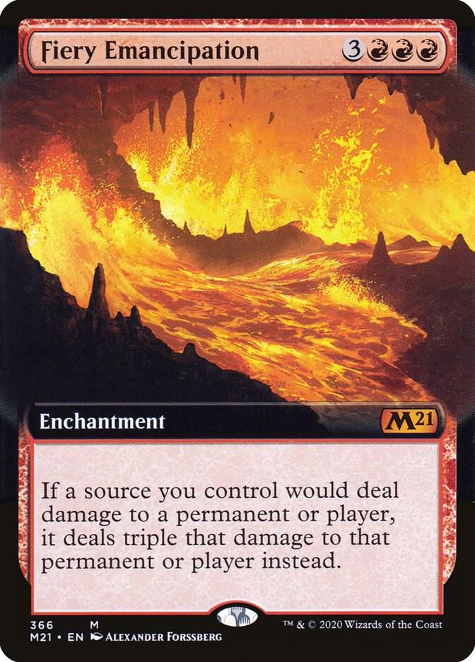 Fiery Emancipation (Extended Art) card image