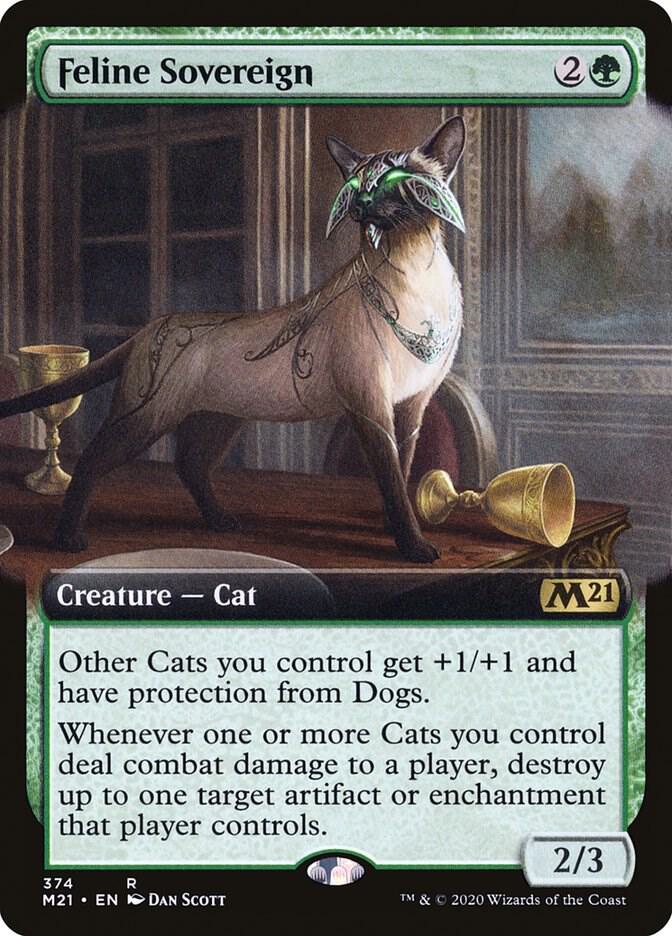 Feline Sovereign (Extended Art) card image