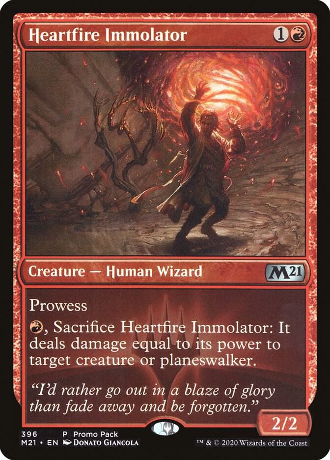 Heartfire Immolator card image