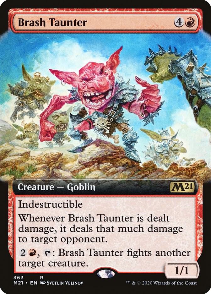 Brash Taunter (Extended Art) card image