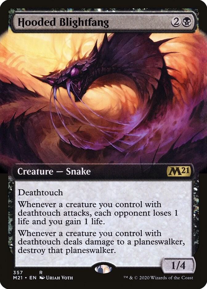Hooded Blightfang (Extended Art) card image