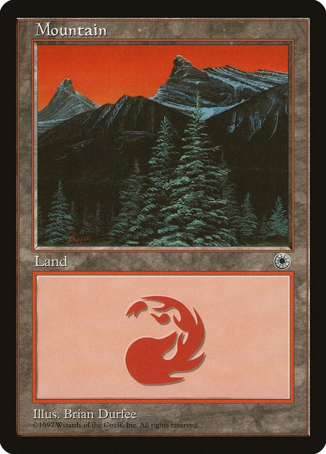 Mountain (Trees Center) card image