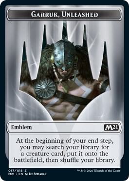 Emblem - Garruk, Unleashed card image