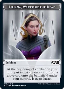 Emblem - Liliana, Waker of the Dead card image
