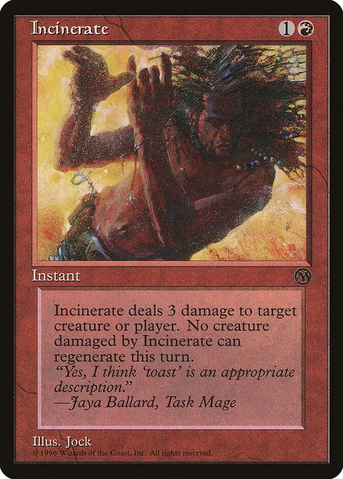 Incinerate card image