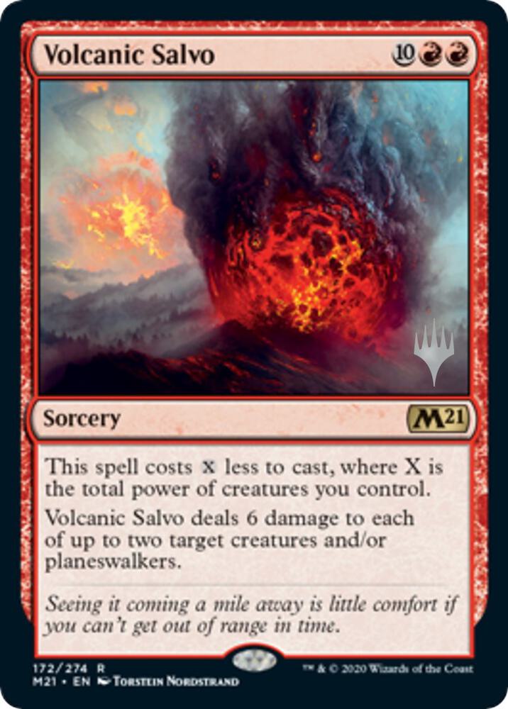 Volcanic Salvo card image