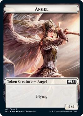 Angel // Cat (011) Double-Sided Token card image