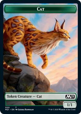 Cat (020) // Zombie Double-Sided Token card image