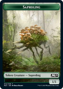 Saproling // Zombie Double-sided Token card image