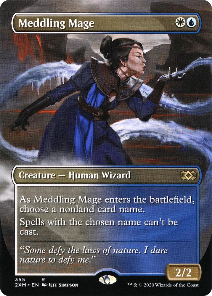 Meddling Mage (Borderless) card image