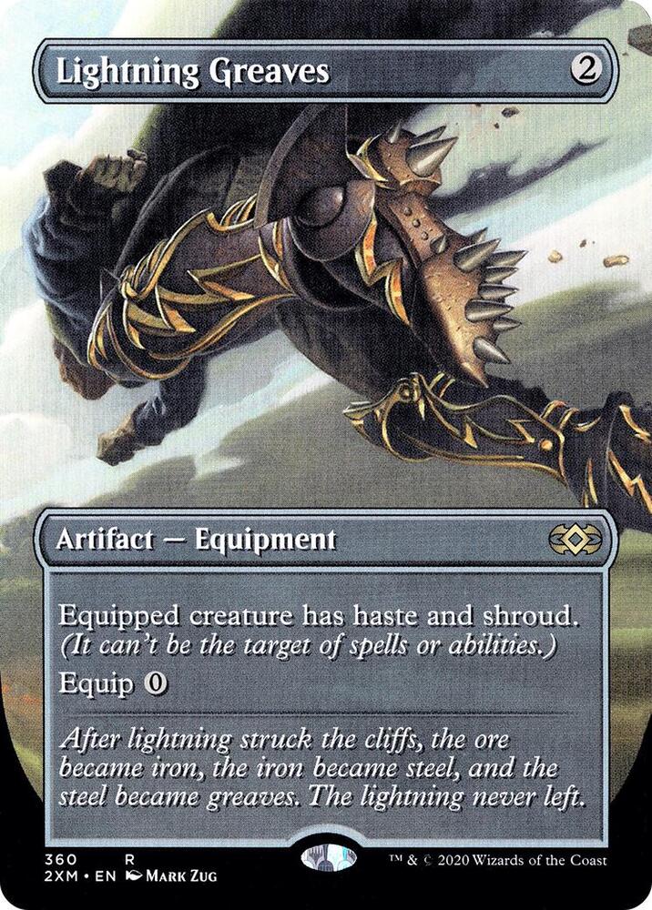 Lightning Greaves (Borderless) card image