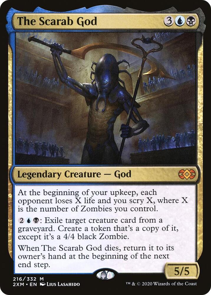 The Scarab God card image