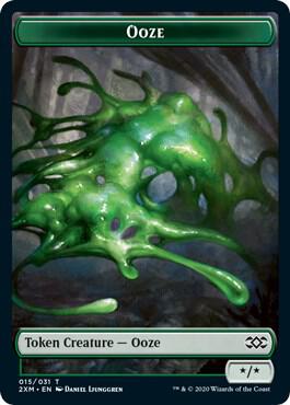 Ooze // Wurm (030) Double-Sided Token card image