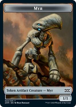 Myr (024) // Thopter (008) Double-Sided Token card image