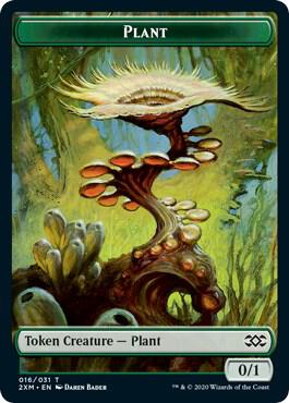 Plant // Saproling Double-Sided Token card image