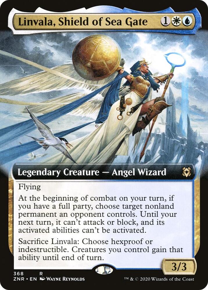 Linvala, Shield of Sea Gate (Extended Art) card image