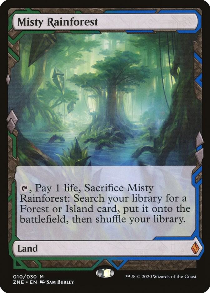 Misty Rainforest card image