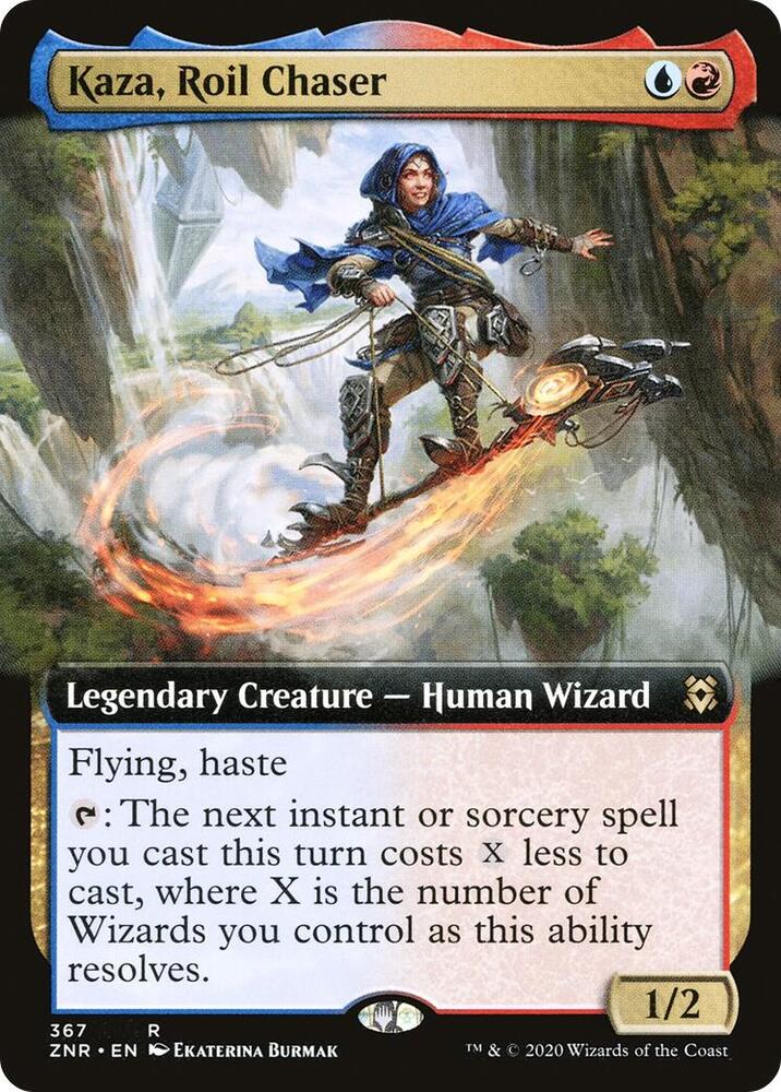 Kaza, Roil Chaser (Extended Art) card image