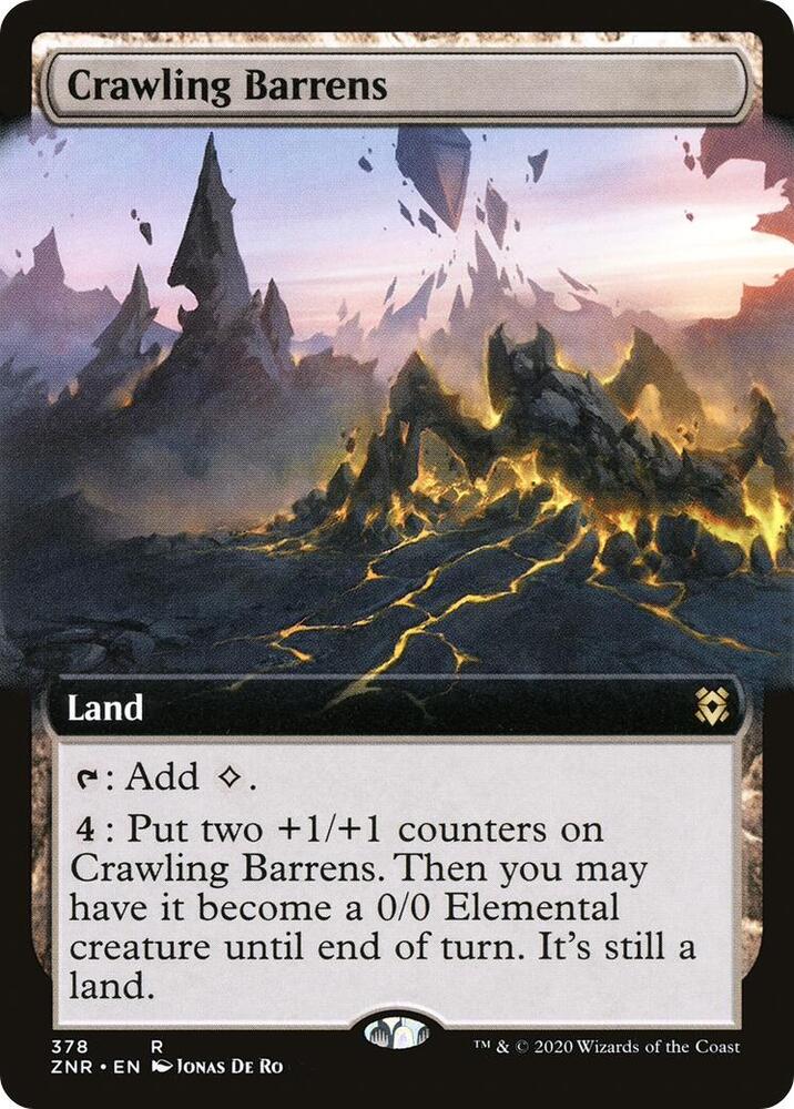 Crawling Barrens (Extended Art) card image