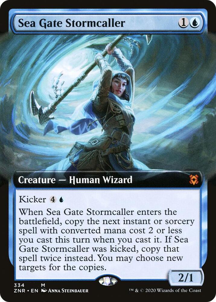 Sea Gate Stormcaller (Extended Art) card image