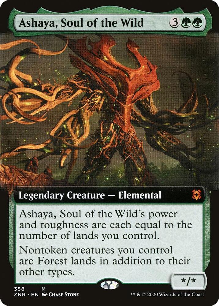 Ashaya, Soul of the Wild (Extended Art) card image