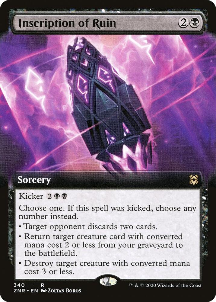 Inscription of Ruin (Extended Art) card image