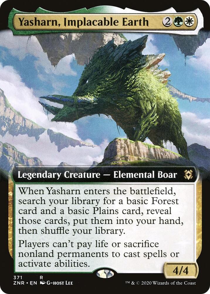 Yasharn, Implacable Earth (Extended Art) card image