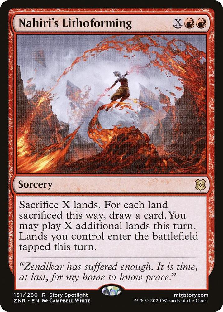 Nahiri's Lithoforming card image